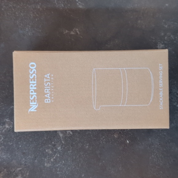 Nespresso Barista Collection Stackable Serving Set - Picture 1 of 7